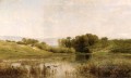 LEtang De Gijlieu Barbizon Impressionism landscape Charles Francois Daubigny river
